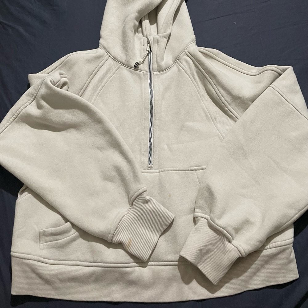 lululemon half zip oversized scuba
